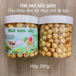 Hạt sen sấy giòn ăn liền ko đường