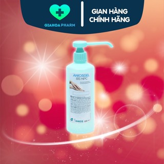 Dung dịch nước rửa tay sát khuẩn Aniosgel 85 NPC 500ml (CHÍNH HÃNG) - Rửa tay khô diệt khuẩn nhanh (Pháp) [Anios]