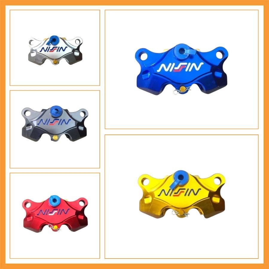 heo dầu nissin 2 pis đôi xứng, lắp trước và sau cho rất nhiều dòng xe cho các ae mê xe độ, mê độ xe.