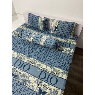 Bộ Ga Thun Hàn Quốc Dior (4 món ko mền )