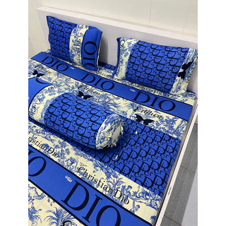 Bộ Ga Thun Hàn Quốc Dior (4 món ko mền )