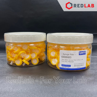 [Hộp 100 cái] Đầu lọc Nylon Syringe filter Labfill ALWSCI 13mm / 25mm, lỗ lọc 0.22um / 0 45um, dùng cho sắc ký HPLC