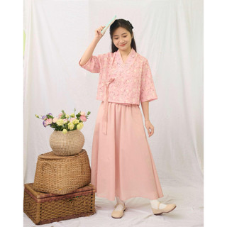 Hanbok Xanh Hồng Trắng Collection