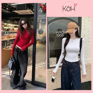 Áo thun giữ nhiệt dài tay KH32, áo giữ nhiệt chất liệu cotton mềm mịn co dãn ôm body