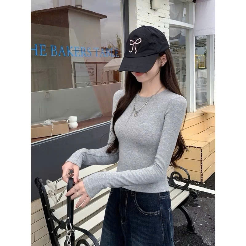 Áo thun giữ nhiệt dài tay KH002 - Áo giữ nhiệt chất liệu cotton mềm mịn co dãn ôm body | BigBuy360 - bigbuy360.vn