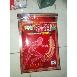 Cao Dán Hồng Sâm Hàn Quốc, Túi 20 miếng