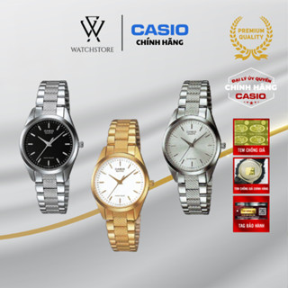 Đồng Hồ Casio Nữ Sang Trọng Series LTP-1274 Mặt Kính Khoáng Tròn 26mm Dây Kim Loại Không Gỉ Kháng Nước Chính Hãng