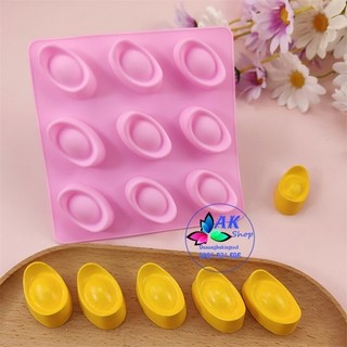 KHUÔN SILLICON  9 THỎI VÀNG ( 2501.050)