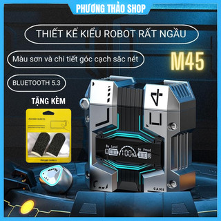 Tai nghe Gaming M45 kết nối bluetooth V5.3 pin trâu, màn hình kỹ thuật số, kiểu dáng sang trọng, âm thanh HiFi chống ồn