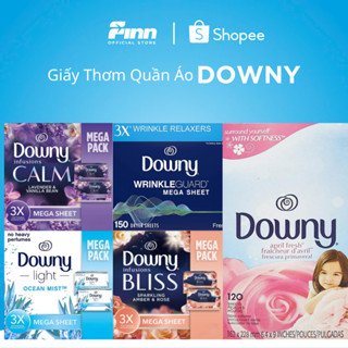 [BILL MỸ AIR] Giấy thơm quần áo Downy 60 - 240 tờ (hộp) - Lưu Hương Lâu, Khử Mùi Hiệu Quả, Chăm Sóc Vải Vượt Trội