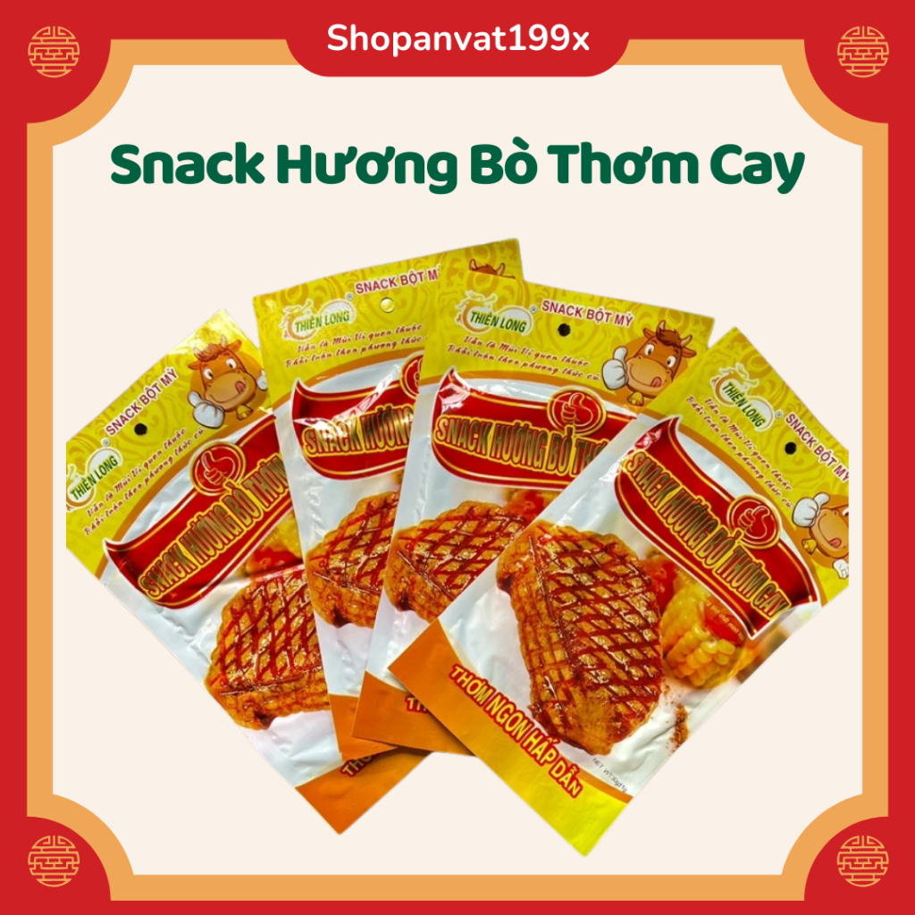 Snack Bò Miếng Thơm Cay Bịch 50 Gói