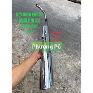 [HOẢ TỐC] [HCM][Loại dày chắc tiếng] Pô dream 2543 MÓC NỈ NHỒI BÔNG ấm dành cho WAVE NHỎ-WAVE 50-DREAM-Cub-67