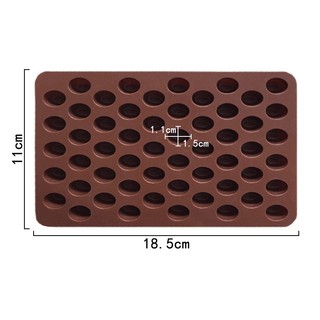 KHUÔN SILLICON KẸO DẺO/ CHIPCHIP HẠT CÀ PHÊ ( 2501.403)