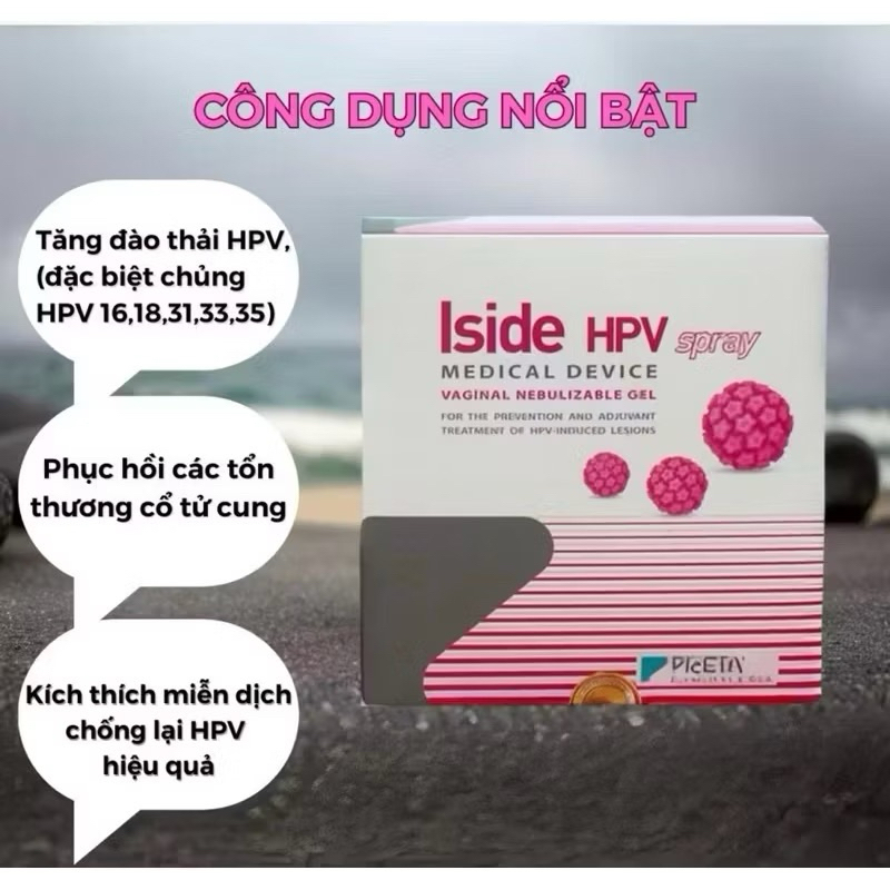 Tăng Đào Thải HPV, Cân Bằng PH, Tăng Cường Miễn Dịch, Gel Xịt HPV Iside HPV Italy - Pharma 365