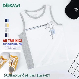 [CHÍNH HÃNG]  Áo Ba Lỗ Sát Nách Bé Trai Dokma DA1315