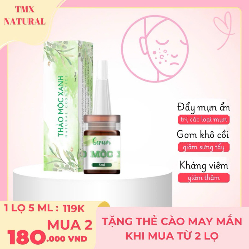 [SẴN HÀNG] SERUM THẢO MỘC XANH 3 lọ