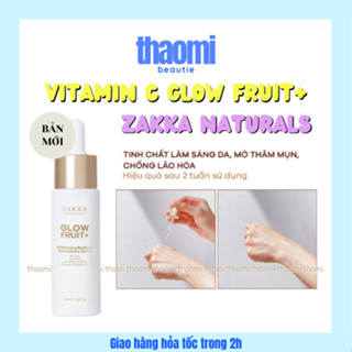 [Phiên bản Tết] Serum Vitamin C GlowFruit+ Brightening Radiance Concentrate ZAKKA NATURALS 20ml