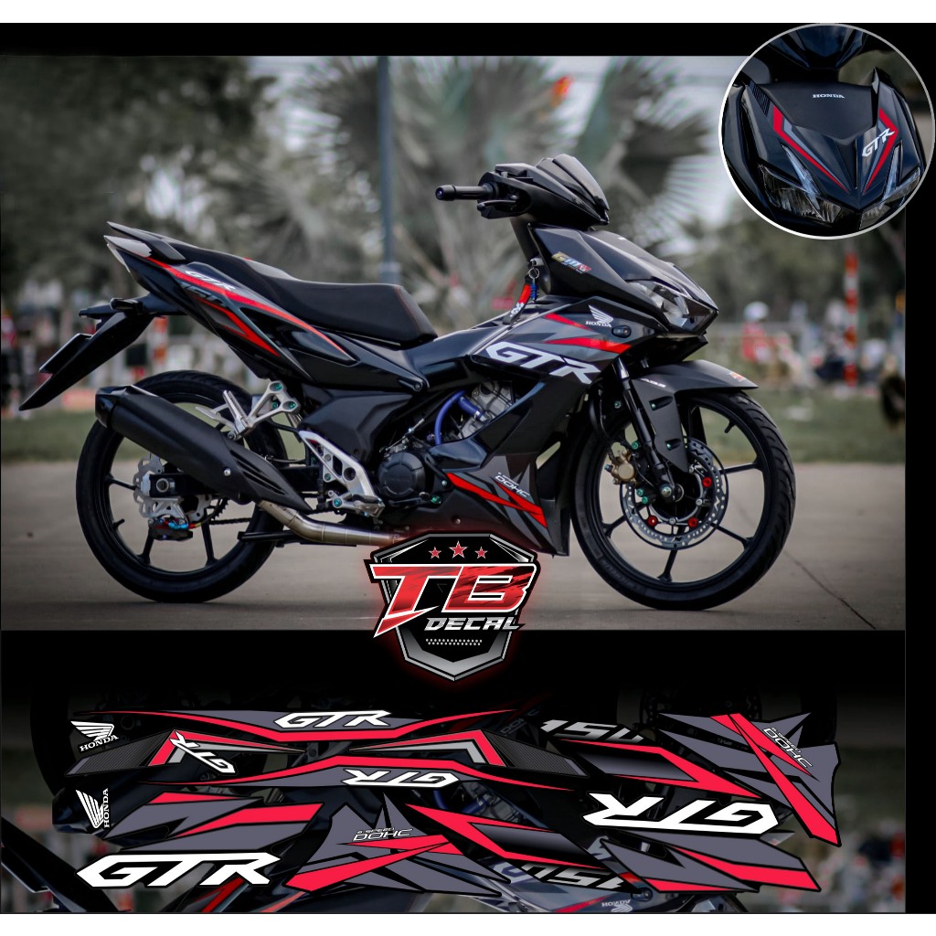 Tem Winner X V2 Chữ GTR Áo full Đen MSX0401