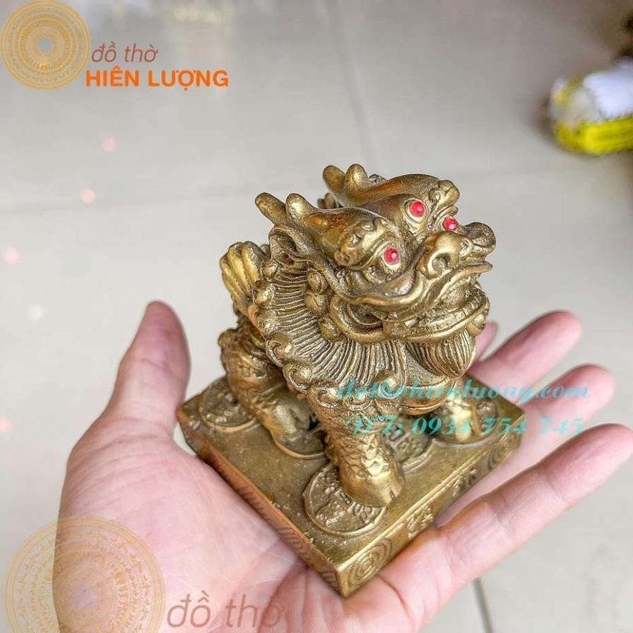 Kì Lân Ngồi Bệ Vuông Phong Thủy