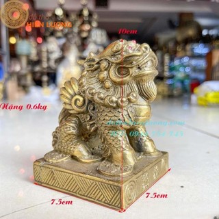 Kì Lân Ngồi Bệ Vuông Phong Thủy