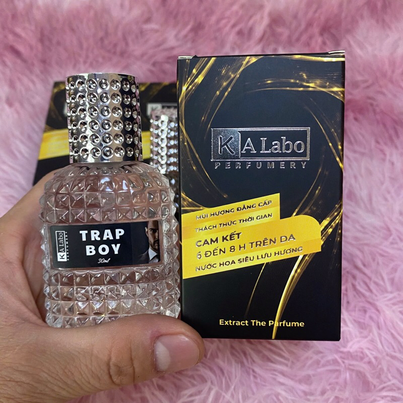 [Kalabo]Nước Hoa Nam 30ml Trap Boy Tự Tin Cuốn hút Lưu hương suốt cả ngày