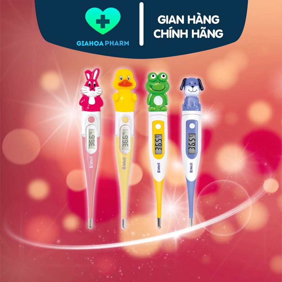 [CHÍNH HÃNG] Nhiệt kế điện tử B.Well Swiss WT-06 flex / PRO-06 hình thú, đo nhanh, chính xác, an toà