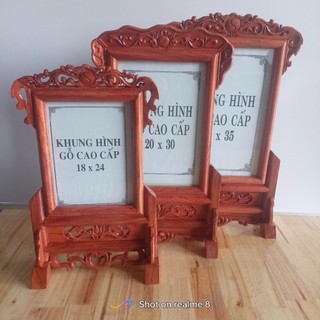 KHUNG ẢNH thờ gỗ hương 100% Cao cấp các kích cỡ( cỡ ảnh 18/24, 21/31, 25/35)