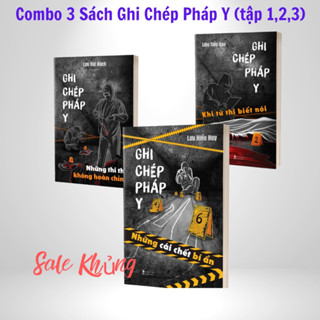 Sách Combo 3 Tập Ghi Chép Pháp Y (1,2,3)