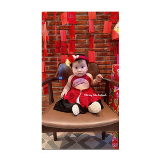 Set Yếm Thị Màu kèm bườm cho bé gái 2025(Nhà may Xuka handmade)