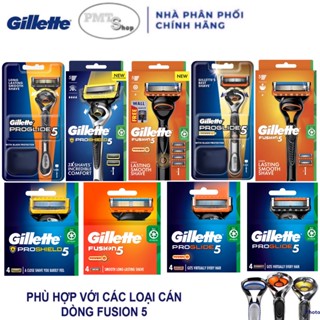 Dao cạo râu Gillette Fusion5 +1 Proglide Power Fusion 5 Proshield Intimate Sport Aqua có thể thay thế lưỡi Razor