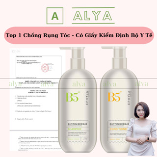 Cặp Dầu gội xả Biotin B5 EPHYLA 800ml x 2 phục hồi cho mọi loại tóc Giảm Rụng Tóc, Nhanh Mọc Tóc