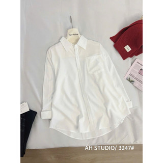 Áo sơ mi trơn vintage - hàng xưởng mã 3247