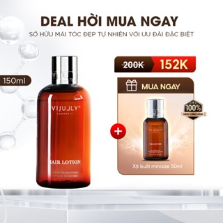 DEAL HOT - Xịt dưỡng tóc tinh dầu bưởi ( Hair Lotion ) Vi Jully 150ml kèm Mini size 50ml