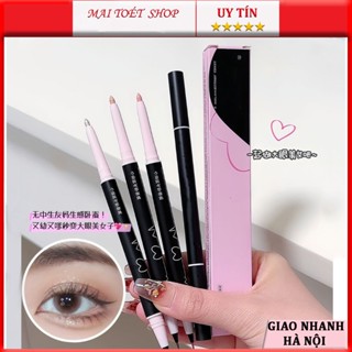 Bút Vẽ Bọng Mắt 2 Đầu Sweetmint Đầu Bút Tằm Làm Sáng Nổi Bật Chống Nước Tự Nhiên