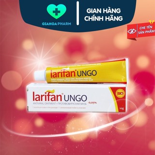   CHÍNH HÃNG  Kem bôi Larifan Ungo loại bỏ sùi mào gà mụn cóc sinh dục herpes zona giời leo ngăn mụn rộp sau xăm môi 