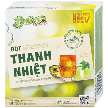 [FAMAX] Bột Pha DATINO Làm Nước Thanh Nhiệt Hộp 10 gói