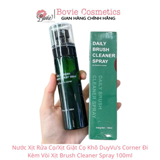 Nước Xịt Rửa Cọ/Xịt Giặt Cọ Khô DuyVu’s Corner Đi Kèm Vòi Xịt Brush Cleaner Spray 100ml