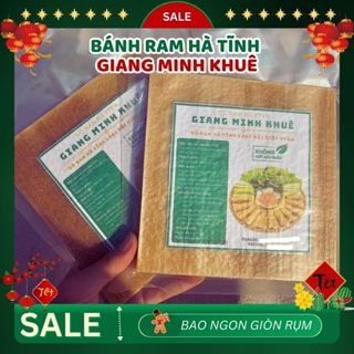 COMBO 2 Tệp bánh ram Hà Tĩnh - Loại đặc biệt HẢO HẠNG phơi sương - (1000g) - Hút Chân Không