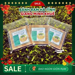 COMBO 3 Tệp bánh ram Hà Tĩnh - Loại phơi sương ĐẶC BIỆT NGON (1500g) - Hút Chân Không