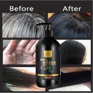 (HCM) Đen tự nhiên nhanh tóc/ Dầu gội thường trực thực vật hữu cơ tinh chất cho Nam Nữ 300ml