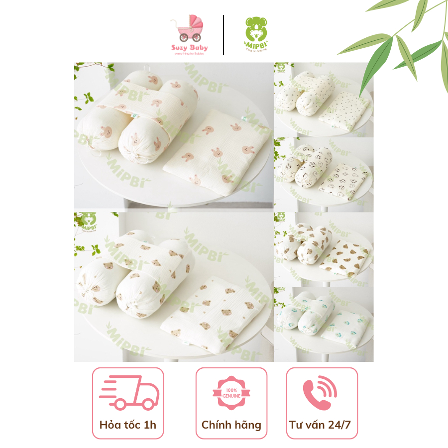 BỘ GỐI CHẶN SƠ SINH MIPBI