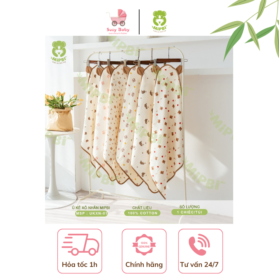 Ủ CHOÀNG XÔ MUSLIN MIPBI, Suzy baby