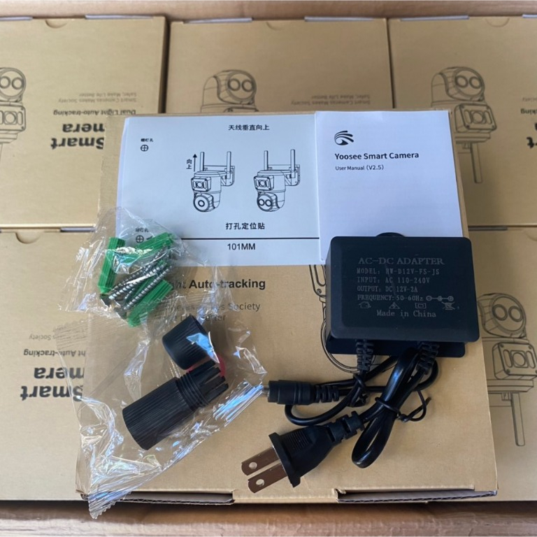 Camera Yoosee Wifi 2 Mắt Ngoài Trời Q42D Hình Ảnh Full HD Sắc Nét Xoay 4 Chiều Đàm Thoại 2 Chiều Theo Dõi Chuyển Động | BigBuy360 - bigbuy360.vn