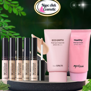 Kem chống nắng The Saem Eco Earth MẪU MỚI -Kem che khuyết điểm The Saem -Kem chống nắng My Me Gold Healthy Pink Sun