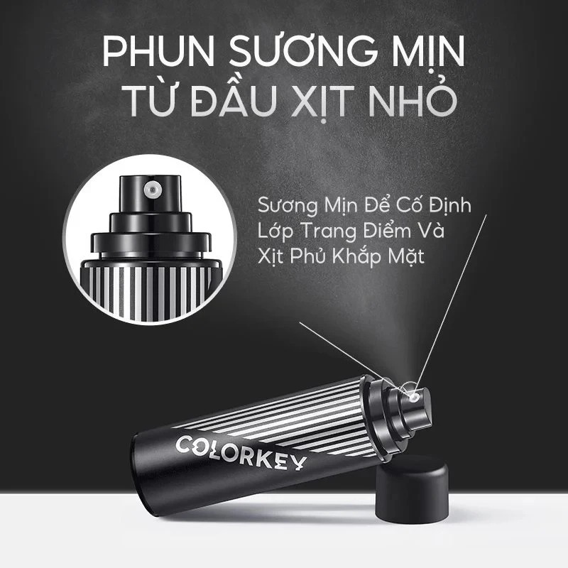 Xịt Khóa Makeup Lâu Trôi Colorkey Airy Soft Matte Makeup Setting Spray 100ml