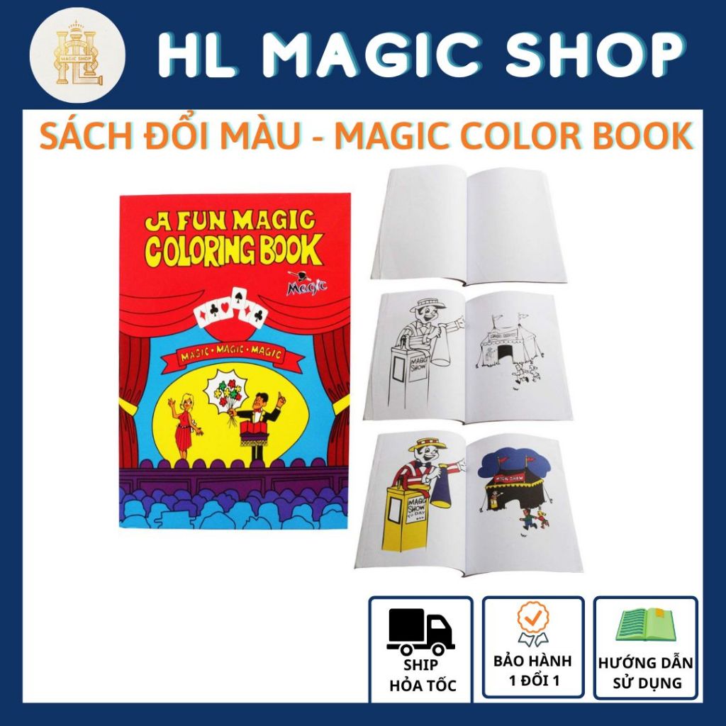 Đồ Chơi Ảo thuật Sách Đổi Màu - Sổ Đồi Màu