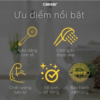 Tay Sen Tắm (Bát Sen) 3 Chế Độ Xả Cao Cấp - CAESAR (Hàng Chính Hãng) SH233