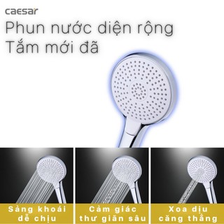 Tay Sen Tắm (Bát Sen) 3 Chế Độ Xả Cao Cấp - CAESAR (Hàng Chính Hãng) SH233