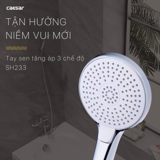 Tay Sen Tắm (Bát Sen) 3 Chế Độ Xả Cao Cấp - CAESAR (Hàng Chính Hãng) SH233