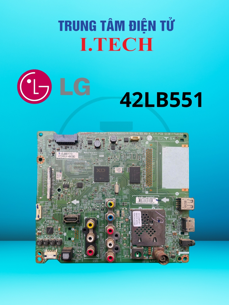 Bo mạch chính Tivi LG model 42LB551 - hàng bóc máy